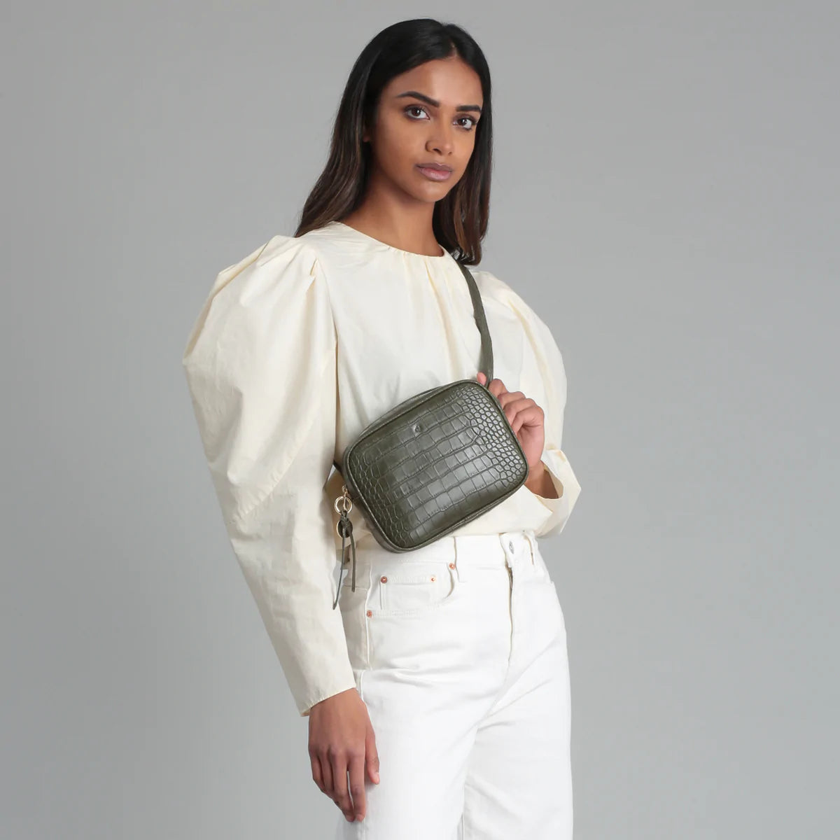 Belt Bag – Khaki Croc