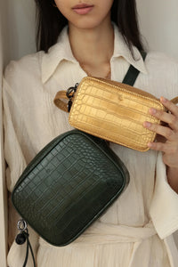 Belt Bag – Forest Green Croc