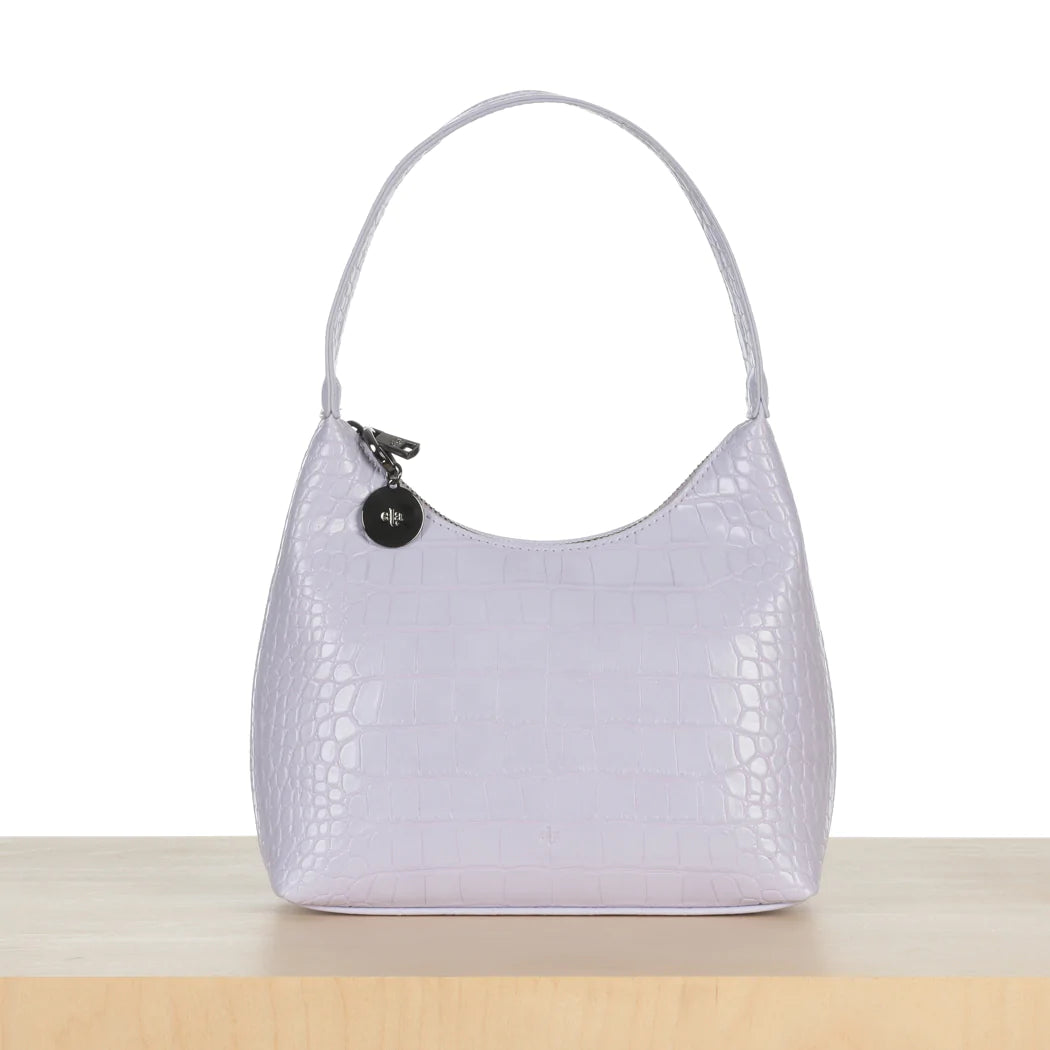 Mini Marlo - Periwinkle Croc Effect