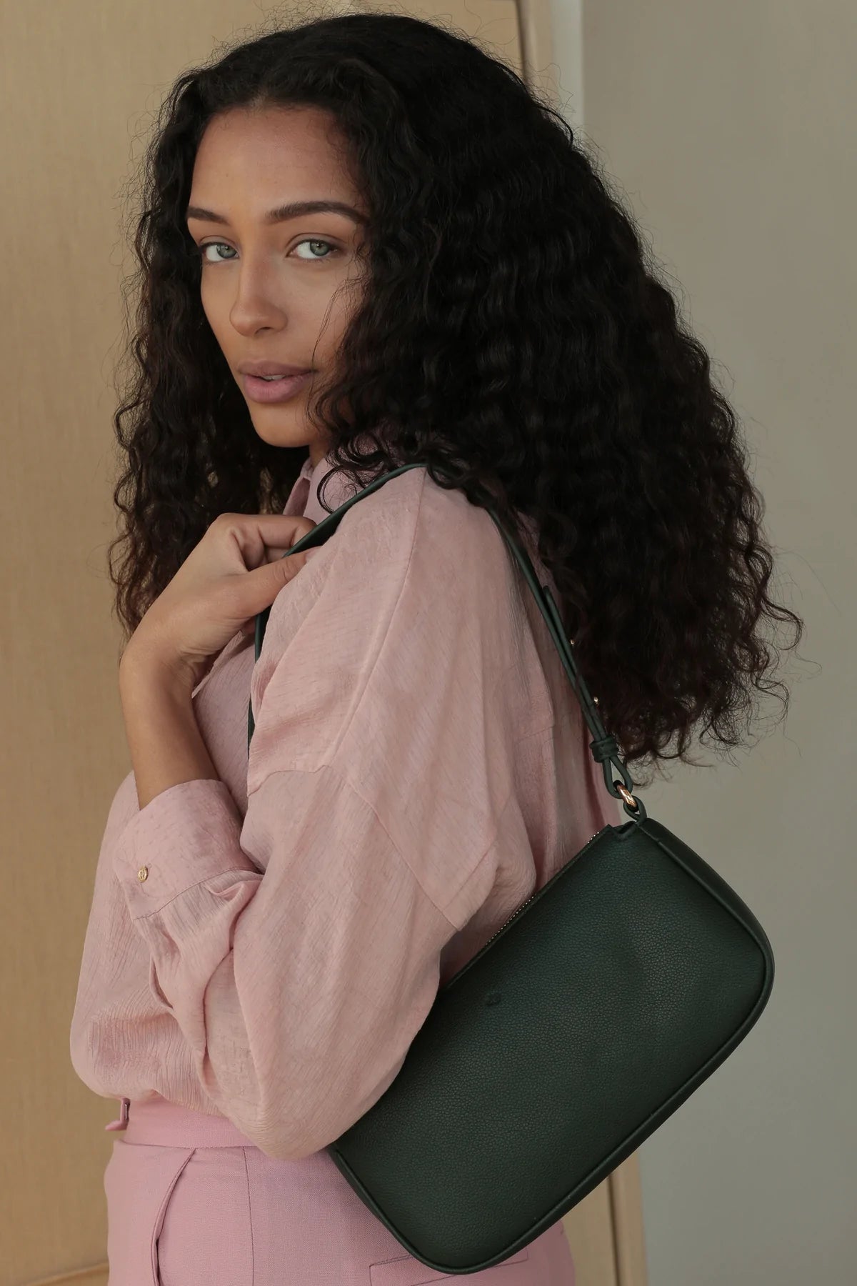 Baguette - Forest Green Pebble