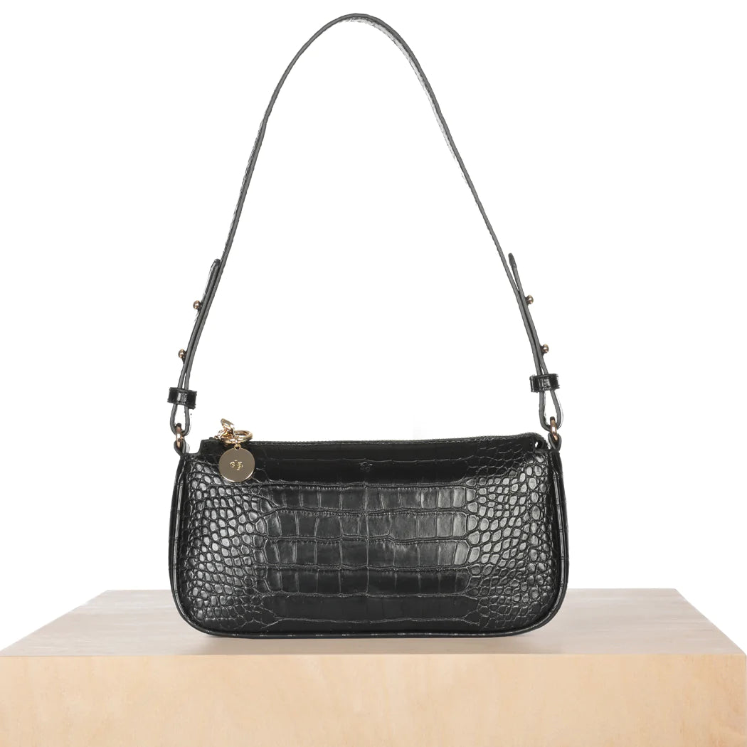 Baguette – Black Croc Effect