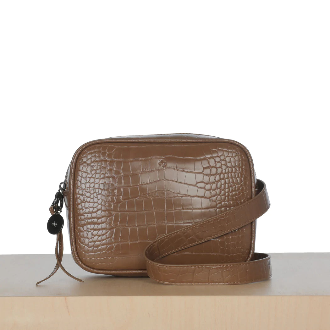 Belt Bag – Chestnut Croc