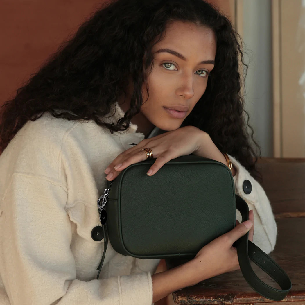 Belt Bag – Forest Green Pebble