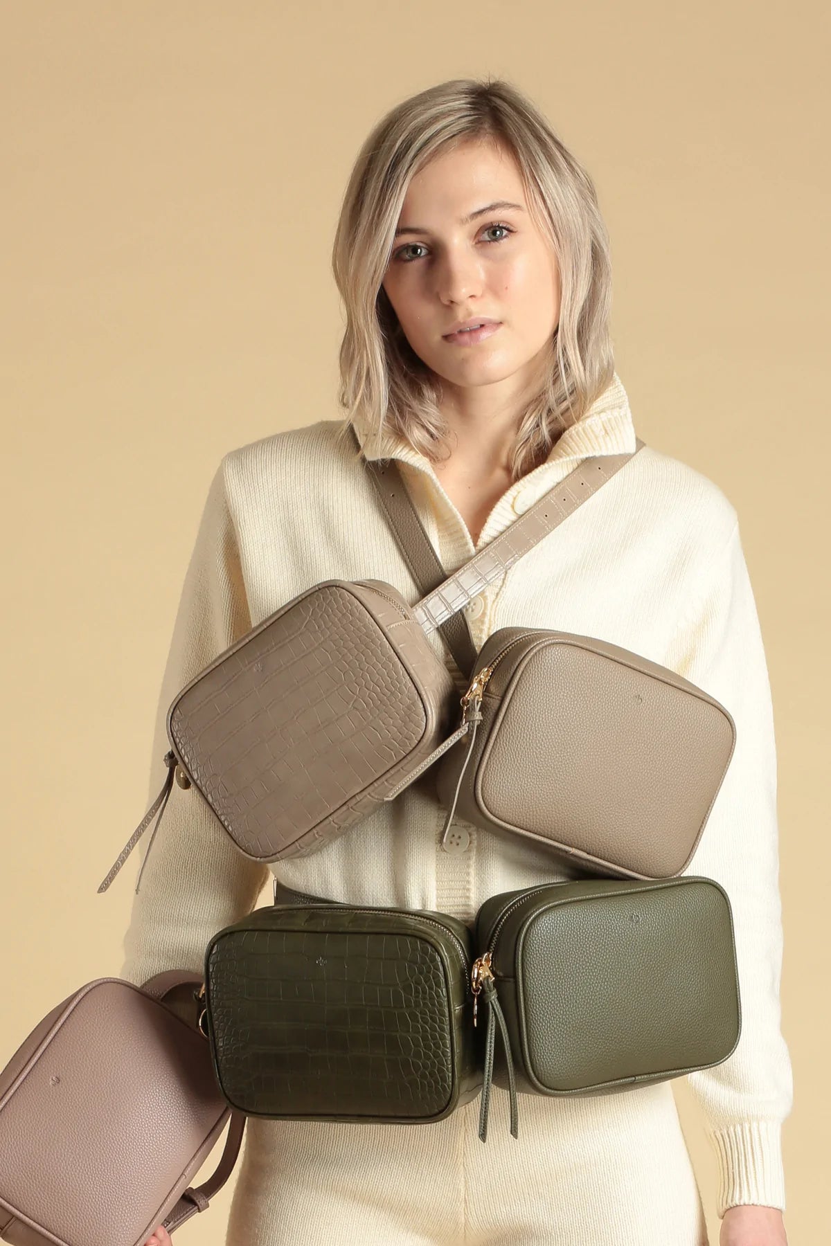 Belt Bag – Khaki Croc