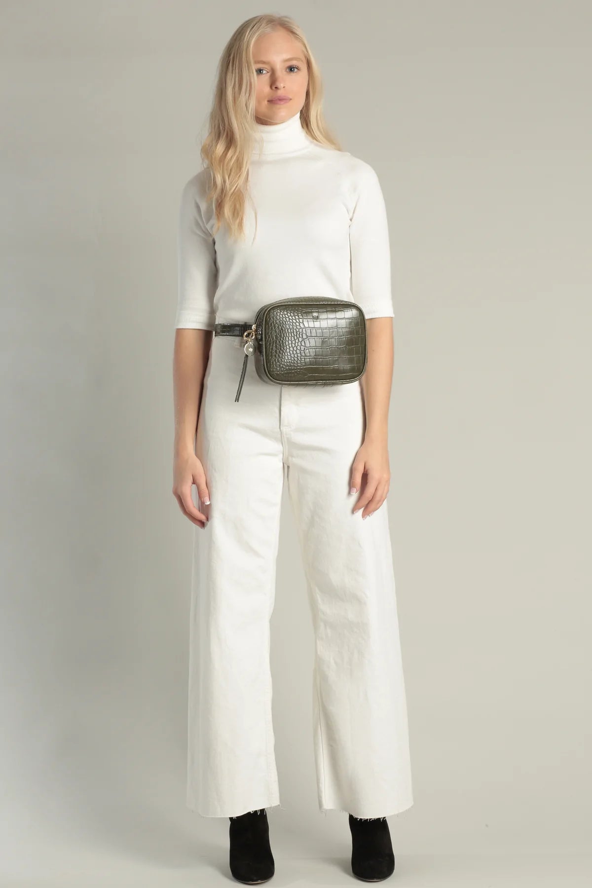 Belt Bag – Khaki Croc