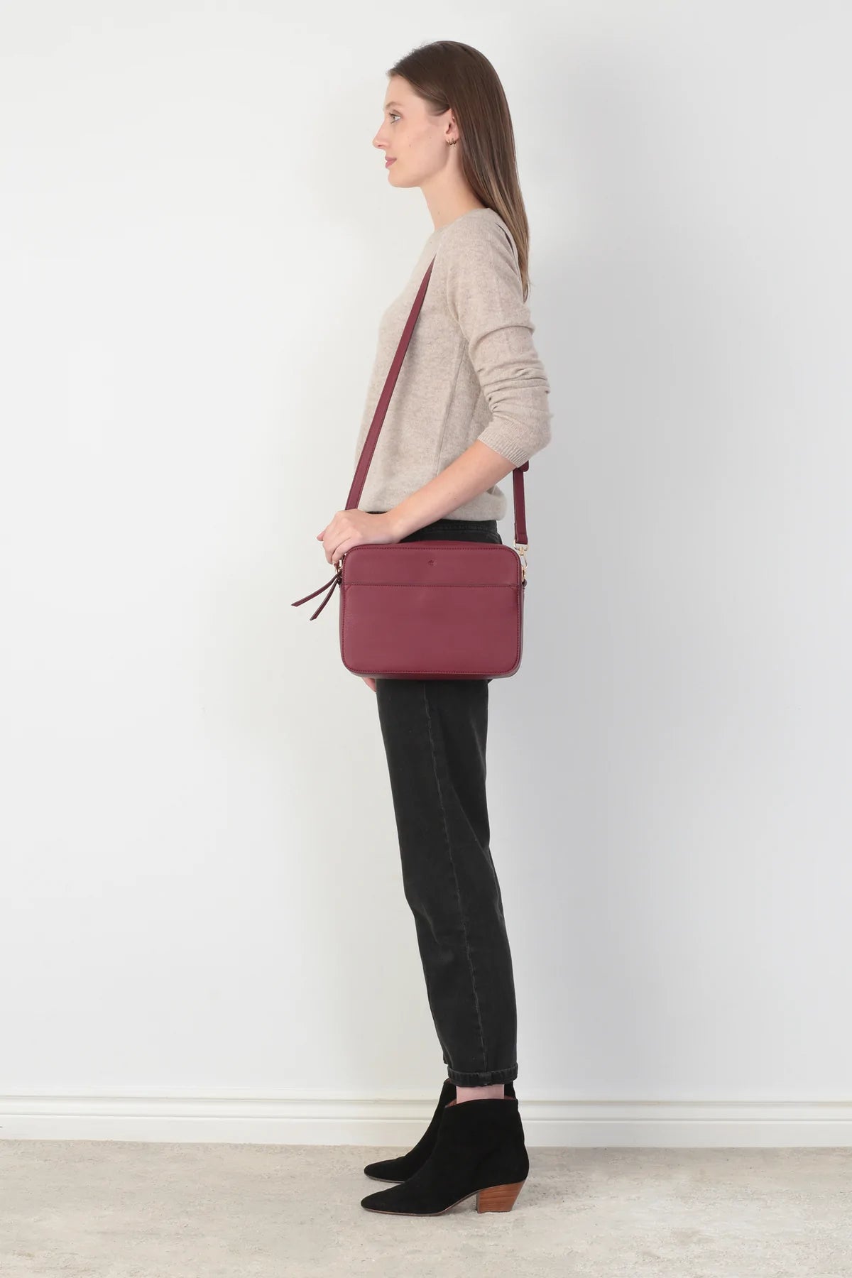 Bloom Bag – Wine Pebble