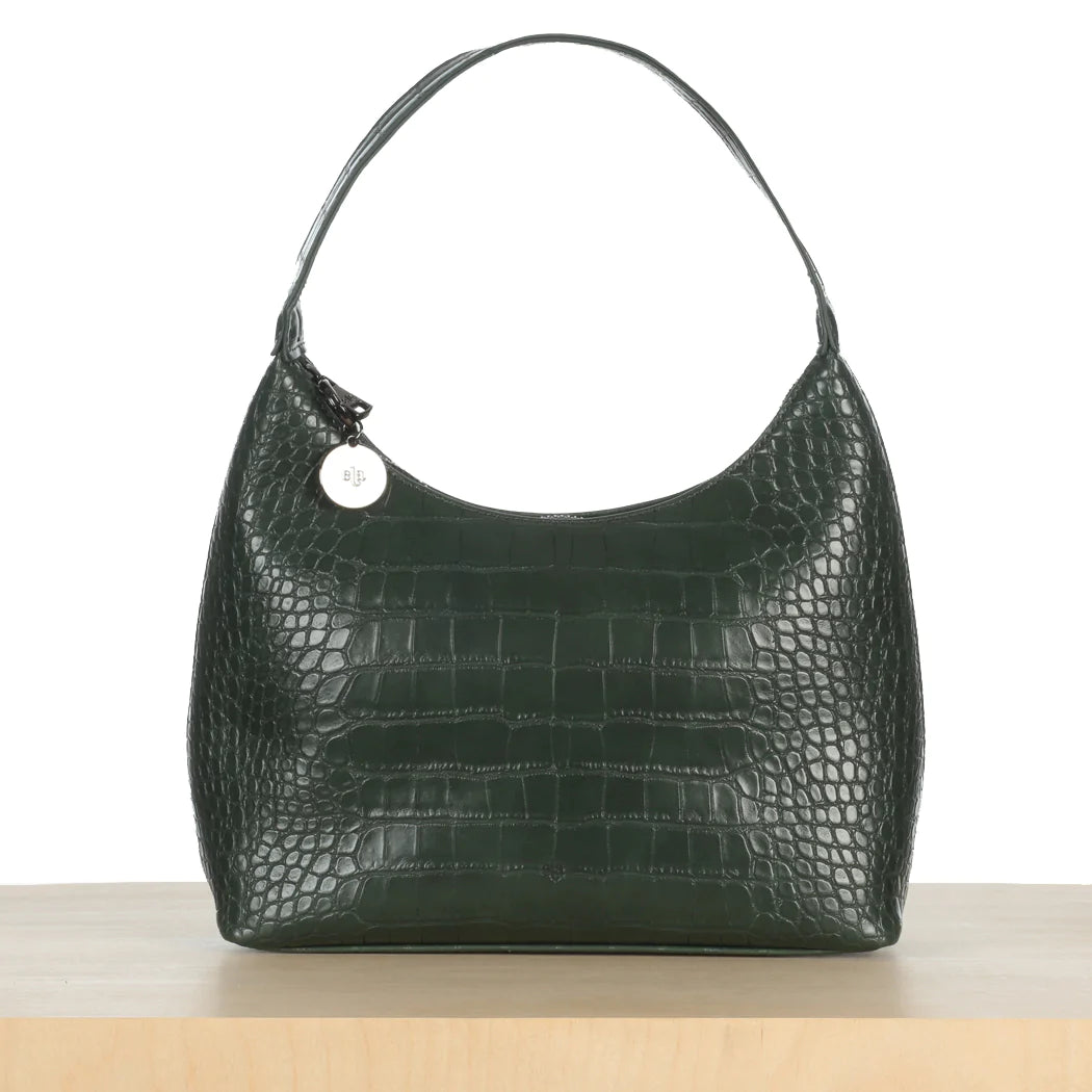 Marlo Bag - Forest Green Croc