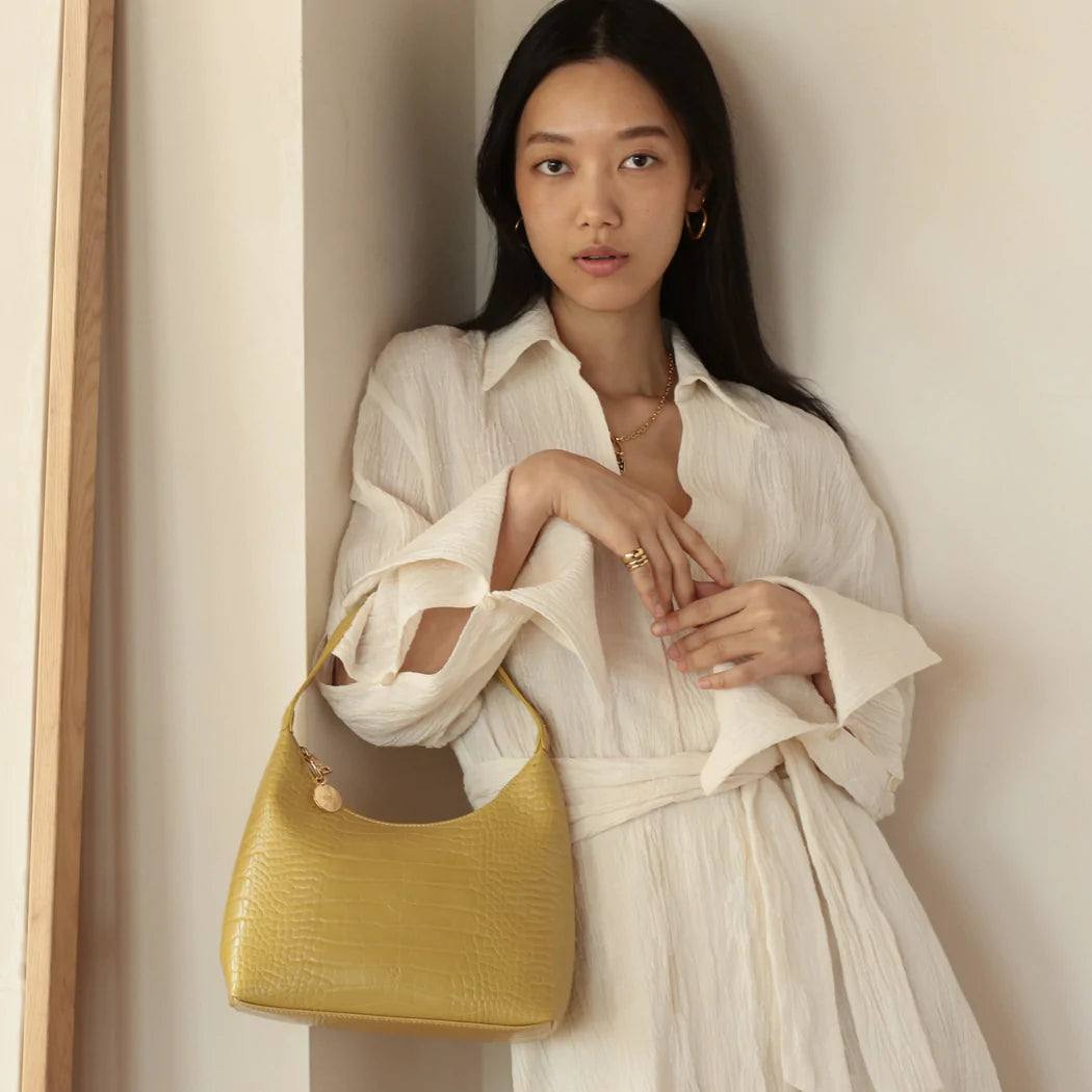 Marlo Bag - Chamomile Croc
