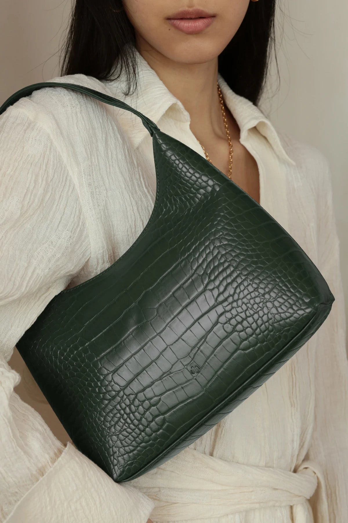 Marlo Bag - Forest Green Croc