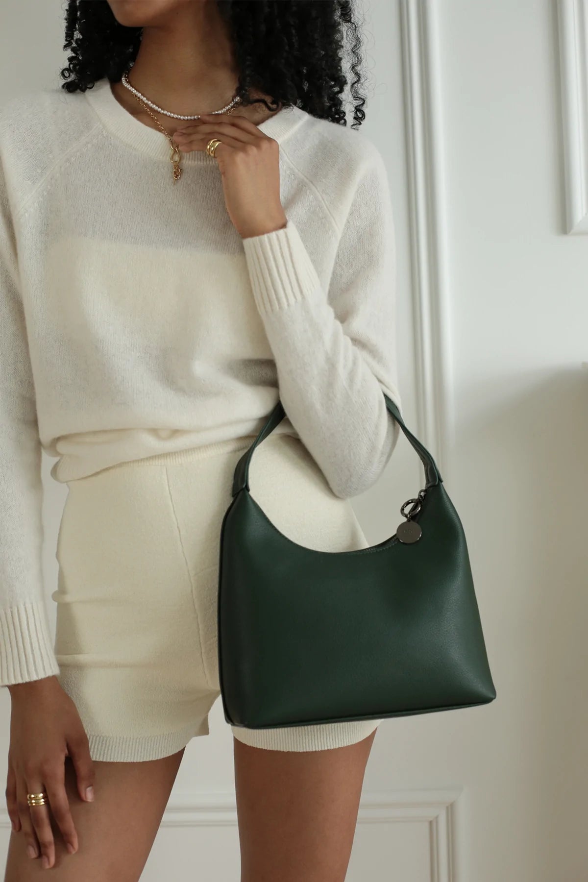 Marlo Bag - Forest Green Pebble