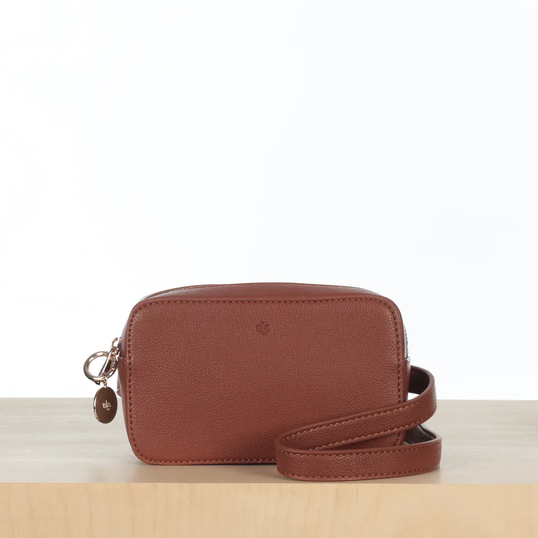 Micro Belt Bag – Walnut Pebble