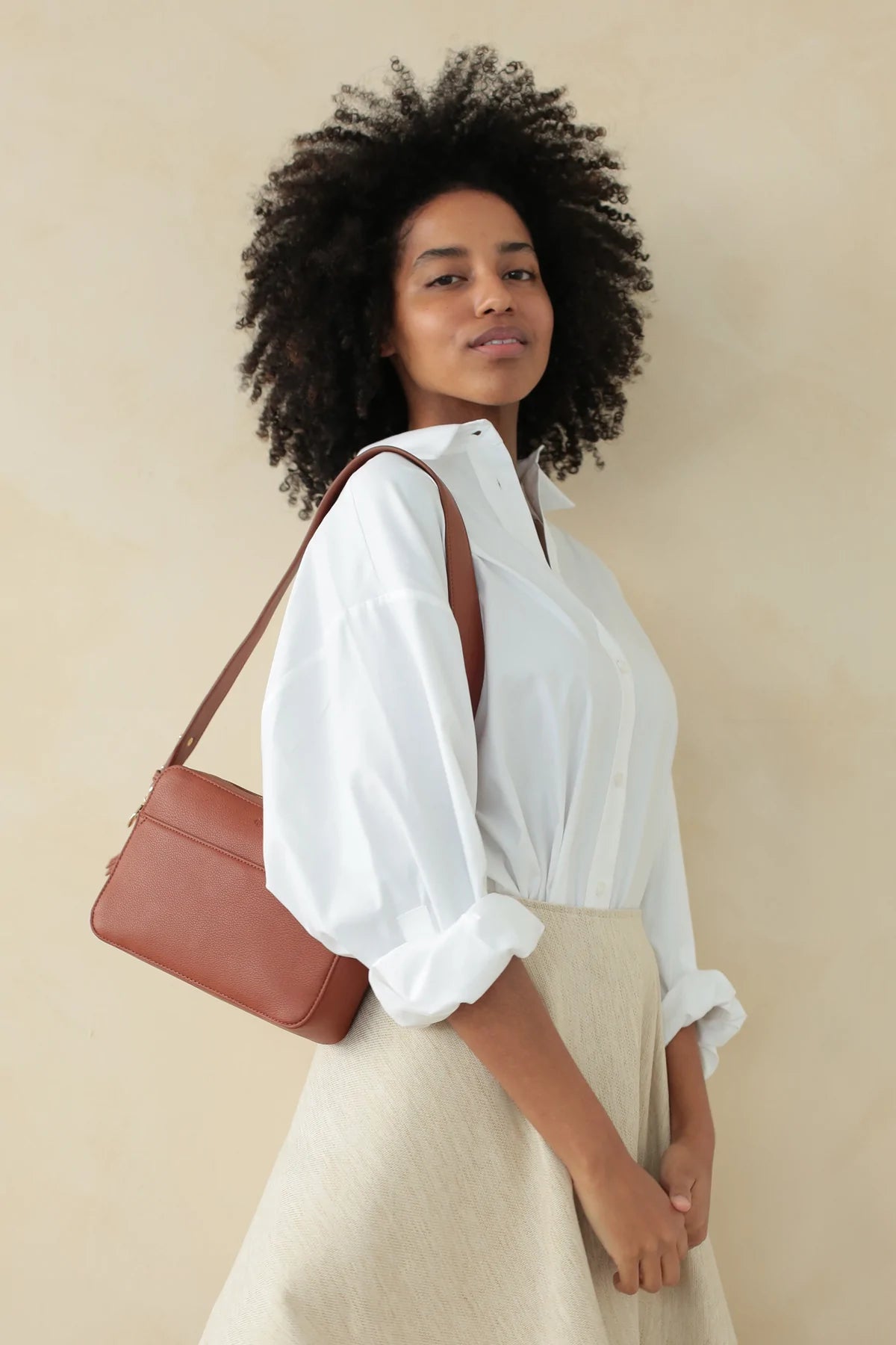 Mini Bloom Bag – Walnut Pebble