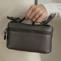 Mini Case Clutch - Pewter Pebble