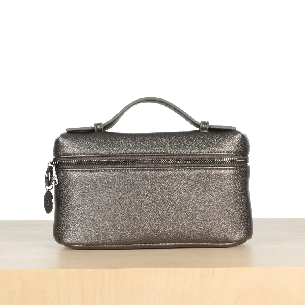Mini Case Clutch - Wine Pebble