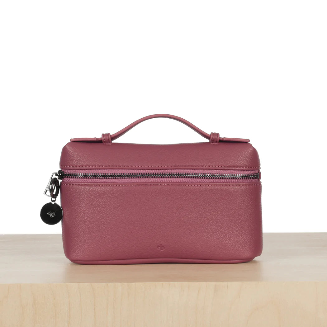 Mini Case Clutch - Berry Pebble
