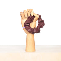 Thumbnail for Vegan Leather Scrunchie - Burgundy