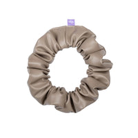 Thumbnail for Vegan Leather Scrunchie - Taupe